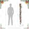 Glitzhome® 6FT Christmas Bell, Pinecone & Berry Bow Garland